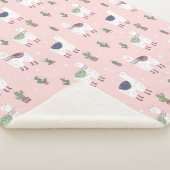 Couverture Sherpa Llamas Sherpa Blanket (3/4)