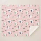 Couverture Sherpa Llamas Sherpa Blanket (Devant (Horizontal))