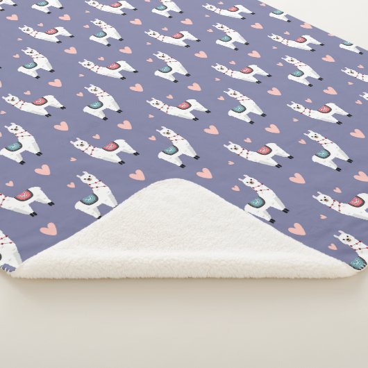 Couverture Sherpa Llamas Sherpa Blanket (3/4)