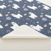 Couverture Sherpa Llamas Sherpa Blanket (3/4)