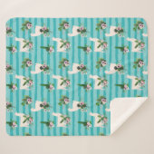 Couverture Sherpa Llamas Sherpa Blanket (Devant (Horizontal))