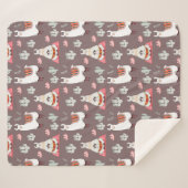 Couverture Sherpa Llamas Sherpa Blanket (Devant (Horizontal))