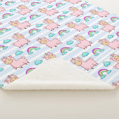 Couverture Sherpa Llamas Sherpa Blanket (3/4)