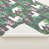 Couverture Sherpa Llamas Sherpa Blanket (3/4)