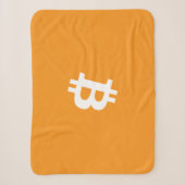 Couverture Sherpa Logo Bitcoin Cryptomonnaie (Devant)