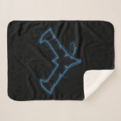 Couverture Sherpa Logo de nuit Gotham Knights (Devant (Horizontal))