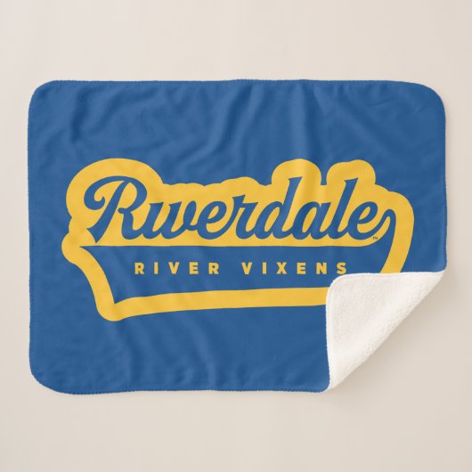 Couverture Sherpa Logo de Riverdale River Vixens (Devant (Horizontal))