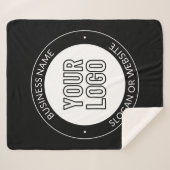 Couverture Sherpa Logo d'entreprise ou Modèle de texte de conception (Devant (Horizontal))