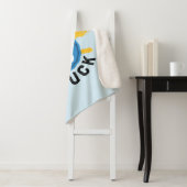 Couverture Sherpa Logo du camion fourré de Cookie Monster (En situation)