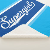 Couverture Sherpa Logo du nom étoilé Supergirl Baseball (3/4)