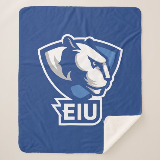 Couverture Sherpa Logo Eastern Illinois University Panthers (Devant)