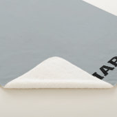 Couverture Sherpa Logo en noir empilé USMC (3/4)