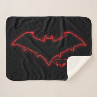 Couverture Sherpa Logo Gotham Knights Red Hood