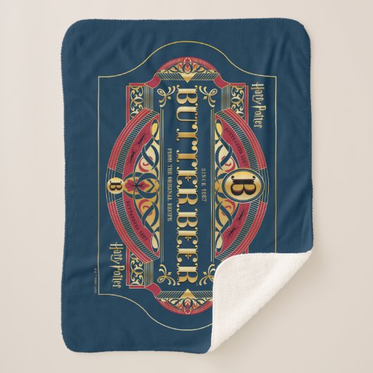 Couverture Sherpa Logo horizontal BUTTERBEER™ (Devant)