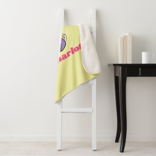 Couverture Sherpa Lola assis (En situation)