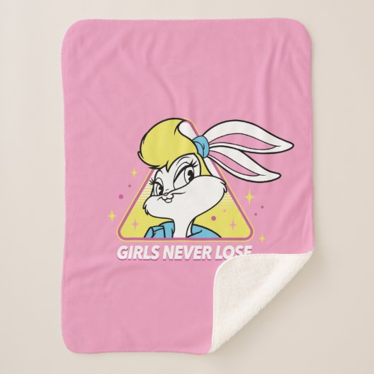Couverture Sherpa Lola Bunny Girls ne perdent jamais (Devant)