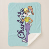 Couverture Sherpa Lola Finger Heart (Devant)