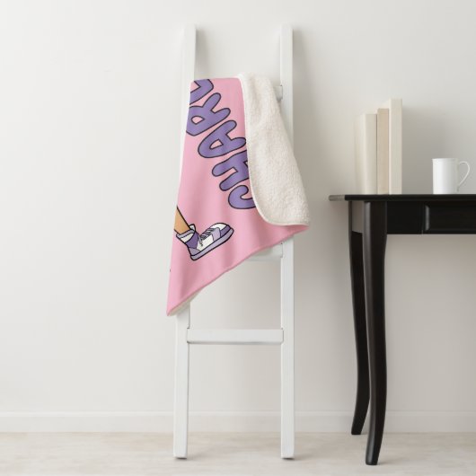 Couverture Sherpa Lola TUNE SQUAD™ Varsity Heart (En situation)
