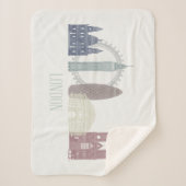 Couverture Sherpa Londres Skyline (Devant)