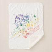 Couverture Sherpa LOONEY TUNES™ - Amour et fête (Devant)