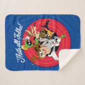 Couverture Sherpa LOONEY TUNES™ "C'EST TOUS LES FOLKS™" Groupe Bulls (Devant (Horizontal))