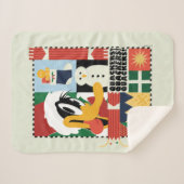 Couverture Sherpa LOONEY TUNES™ DAFFY DUCK™ Vacances (Devant (Horizontal))