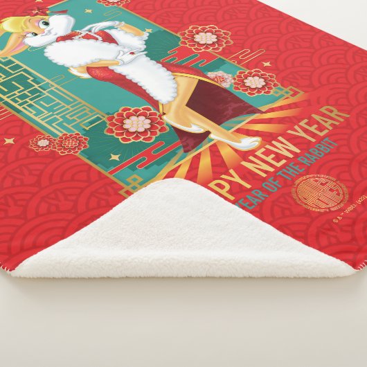 Couverture Sherpa LOONEY TUNES™ | Lola Year of Rabbit (3/4)