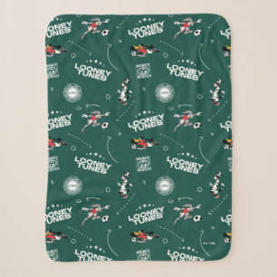 Couverture Sherpa LOONEY TUNES™ Playbook de football Motif