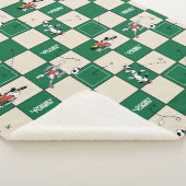 Couverture Sherpa LOONEY TUNES™ Soccer Grid Pattern (3/4)