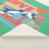 Couverture Sherpa LOONEY TUNES™ | SYLVESTER™ & TWEETY™Love Holidays (3/4)