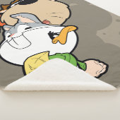 Couverture Sherpa LOONEY TUNES™ Têtes massives stylisées (3/4)