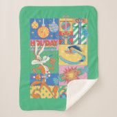 Couverture Sherpa LOONEY TUNES™ | Vacances (Devant)