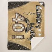 Couverture Sherpa Lordy Lordy Look qui a 40 ballons d'anniversaire (Devant)