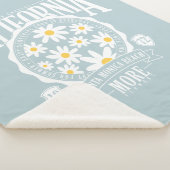 Couverture Sherpa Los Angeles California Floral Graphic (3/4)