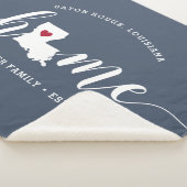 Couverture Sherpa Louisiana Home State Personnalisé (3/4)