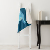 Couverture Sherpa Loup bleu (En situation)