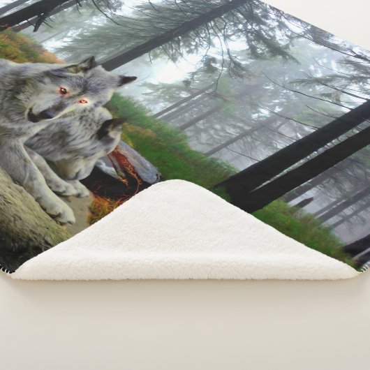 Couverture Sherpa Loups (3/4)