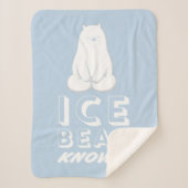 Couverture Sherpa L'Ours De Glace Connaît (Devant)