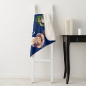 Couverture Sherpa Love 10 Photo Collage Bleu (En situation)