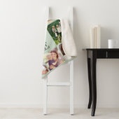 Couverture Sherpa Love 10 Photo Collage Sage Green (En situation)