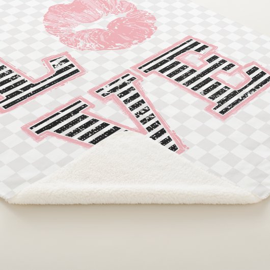 Couverture Sherpa Love Lips (3/4)