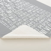 Couverture Sherpa Love Never Fails Sherpa Blanket (3/4)