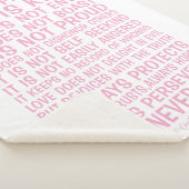 Couverture Sherpa Love Never Fails Sherpa Blanket (3/4)