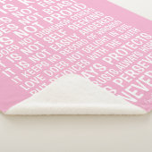 Couverture Sherpa Love Never Fails Sherpa Blanket (3/4)