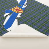 Couverture Sherpa Love Nova Scotia tartan Sherpa Blanket (3/4)