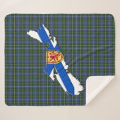 Couverture Sherpa Love Nova Scotia tartan Sherpa Blanket (Devant (Horizontal))
