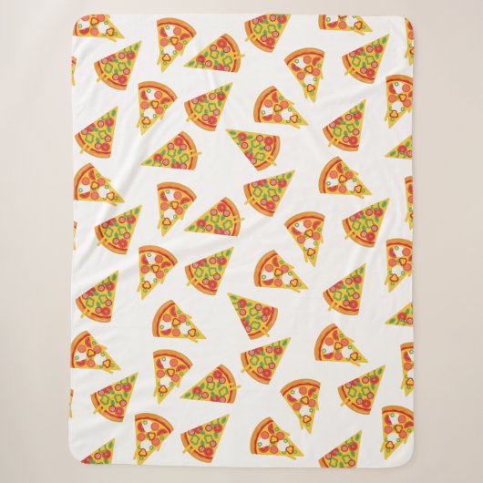 Couverture Sherpa Love Pizza (Devant)
