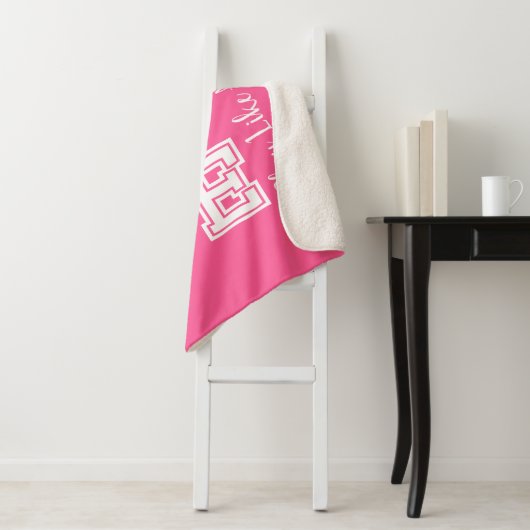 Couverture Sherpa Love Soccer - Je Joue Comme Une Fille (En situation)