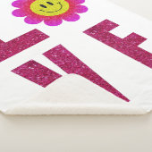 Couverture Sherpa Love Sunflower (3/4)