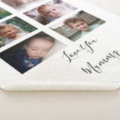 Couverture Sherpa Love you Mummy photos d'enfants (3/4)